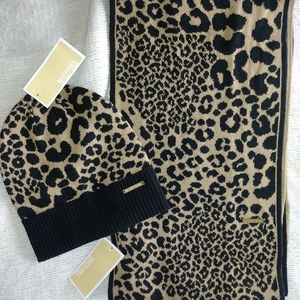 MK Scarf and Hat Set